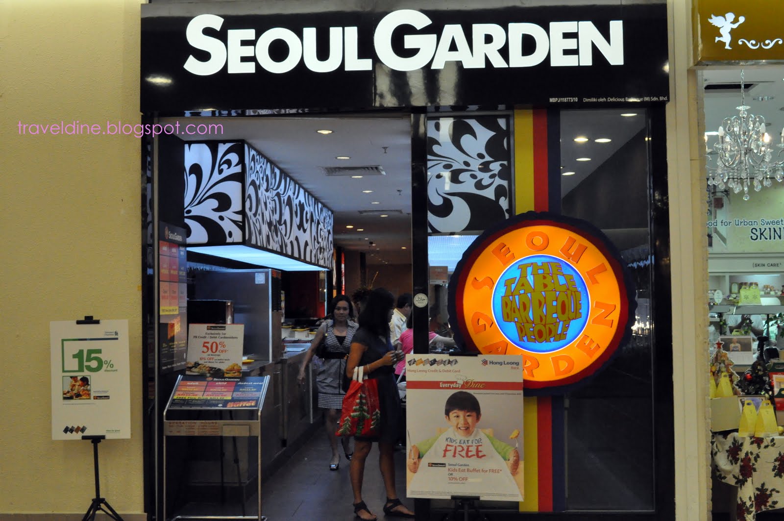 Travel and Dining Experience Seoul Garden, One Utama