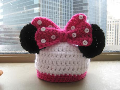 Adorable Minnie Mouse Baby Hat ( Free Pattern) / Crochet ...