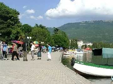 Makedonija - Skoplje Ohridsko+jezero,+na+obali