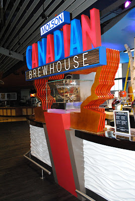 custom wood sign - Molson Canadian Brewhouse - The Sign Depot