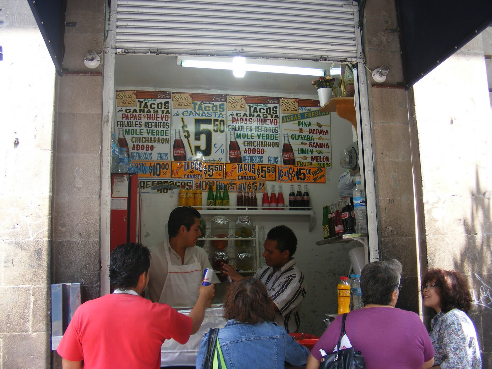 Street Gourmet LA Tacos de Canasta El Flaco,Mexico City A Half
