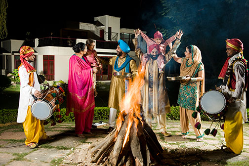 The celebration of Lohri Day marks the end of winter. The celebration of Lohri Day marks the end of winter.