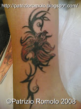 TATTOO GIGLIO E DECORO TRIBALE