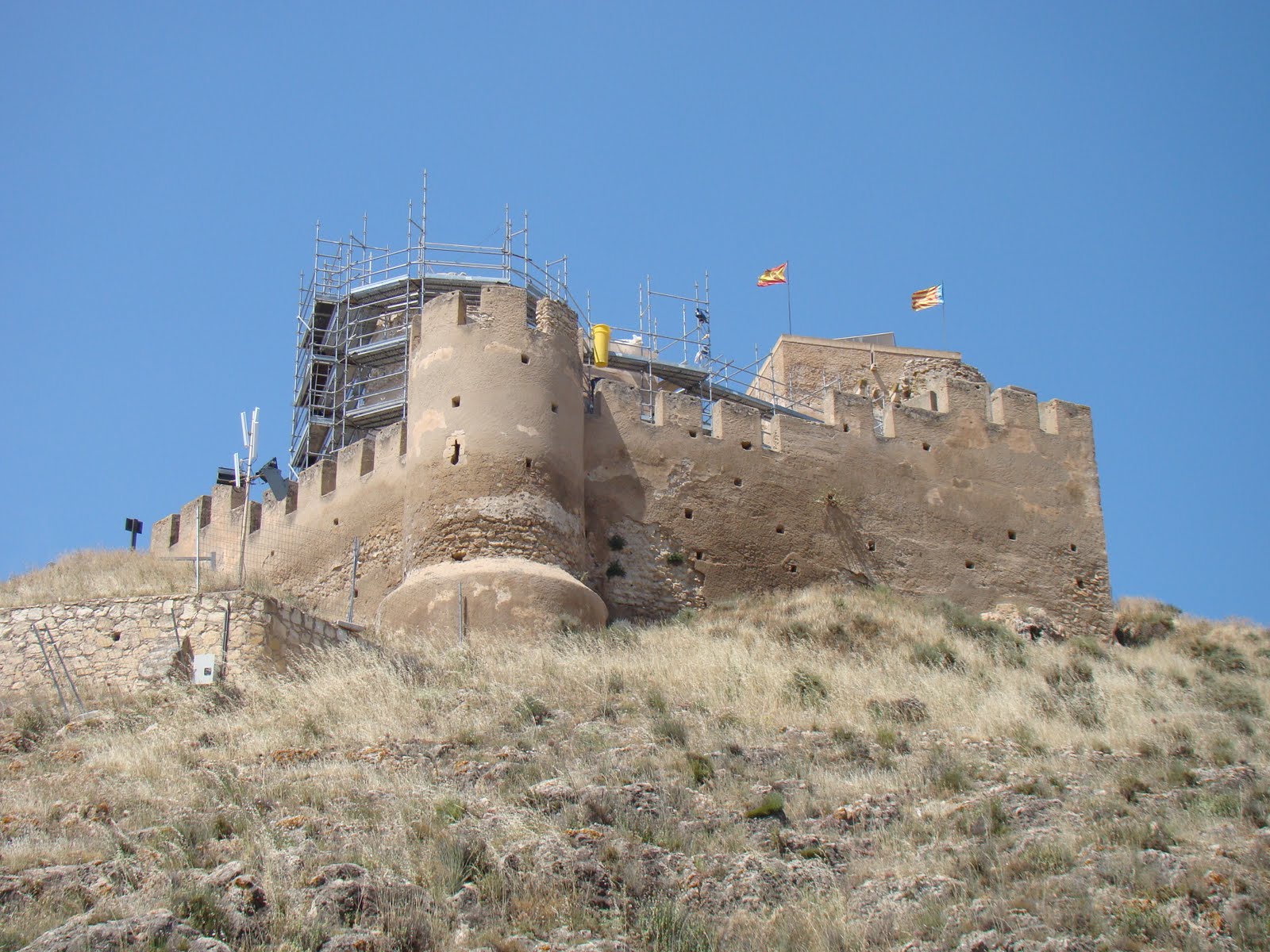 Castillos Españoles CASTILLO DE BIAR ALICANTE