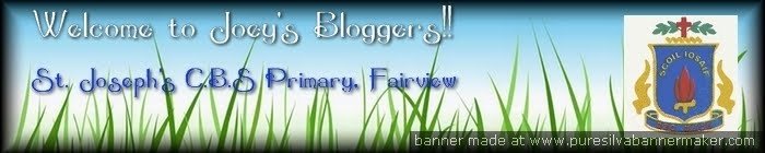 Welcome to "Joey's Bloggers!" The St. Josephs C.B.S Blogging Website!!