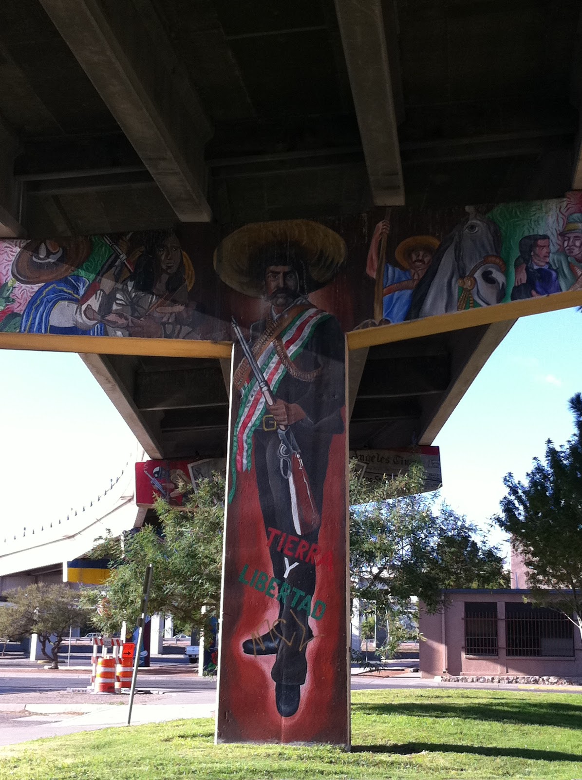 Run North / Go West Out in the West Texas Town of El Paso
