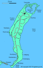 Kort over Venø