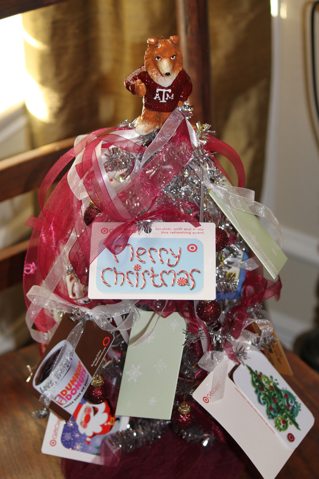 The Blackberry Vine Gift Card Christmas Tree