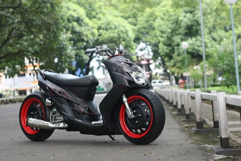 gambar modifikasi motor: Modifikasi Motor Matic: Mio Soul modif HOT ROT