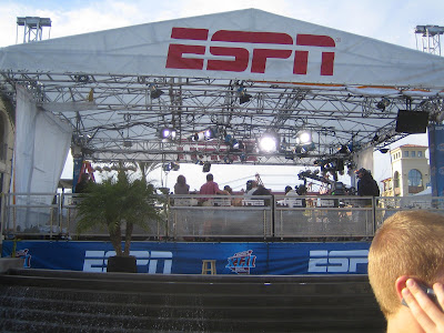 ESPN broadcasting from Scottsdale Waterfront ESPN broadcasting from Scottsdale Waterfront