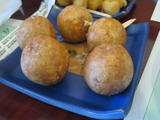Tea Station - fried taro balls Tea Station - fried taro balls