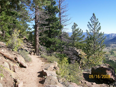 The first mile of the trail is