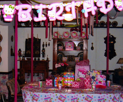The year before last the theme was Hello Kitty. It was a pink wonderland!