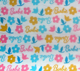 vintage barbie fabric