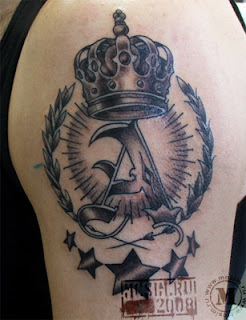 crown tattoos, tattooing