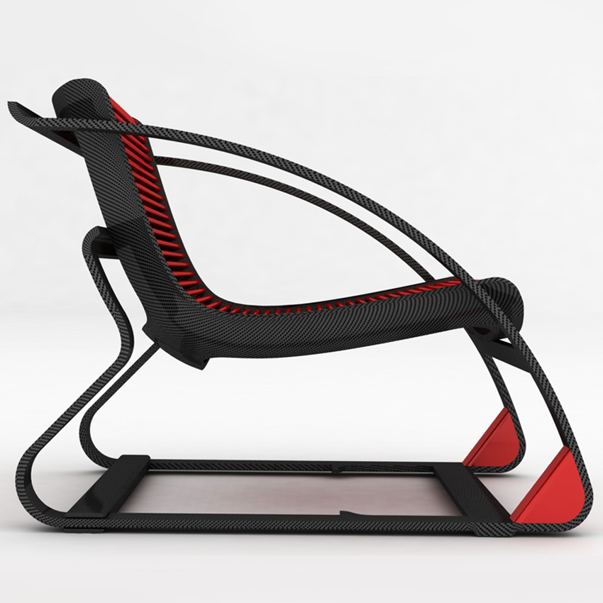 Vardai Design Studio Convertible Carbon Fiber Chairs