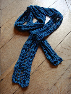 one row lace scarf