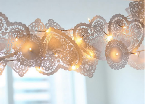 You have the most darling party lighting idea