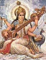 Hindu Goddess Saraswati