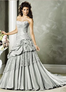 Gowns wedding,occasion, etc.! - Page 2 Trends--Silver+Wedding+Gown
