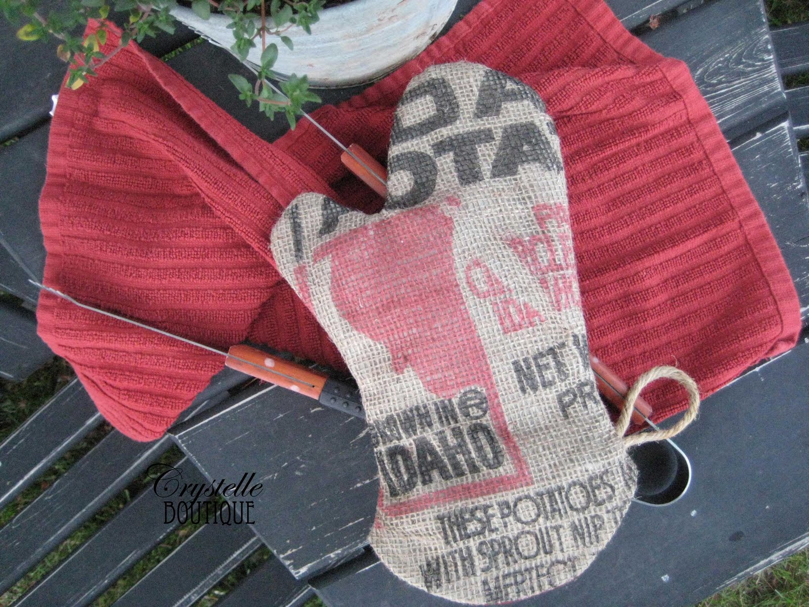 Potato Boutique Burlap Potato Sack Sewing Instructions