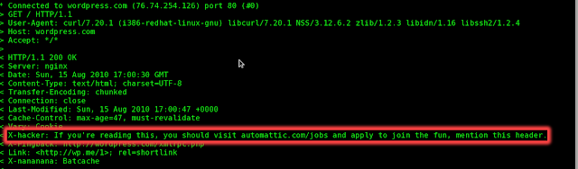 Analizando cabeceras HTTP 5 wordpress