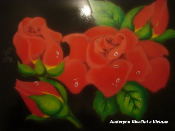 Rosas (técnica: Graffiti)