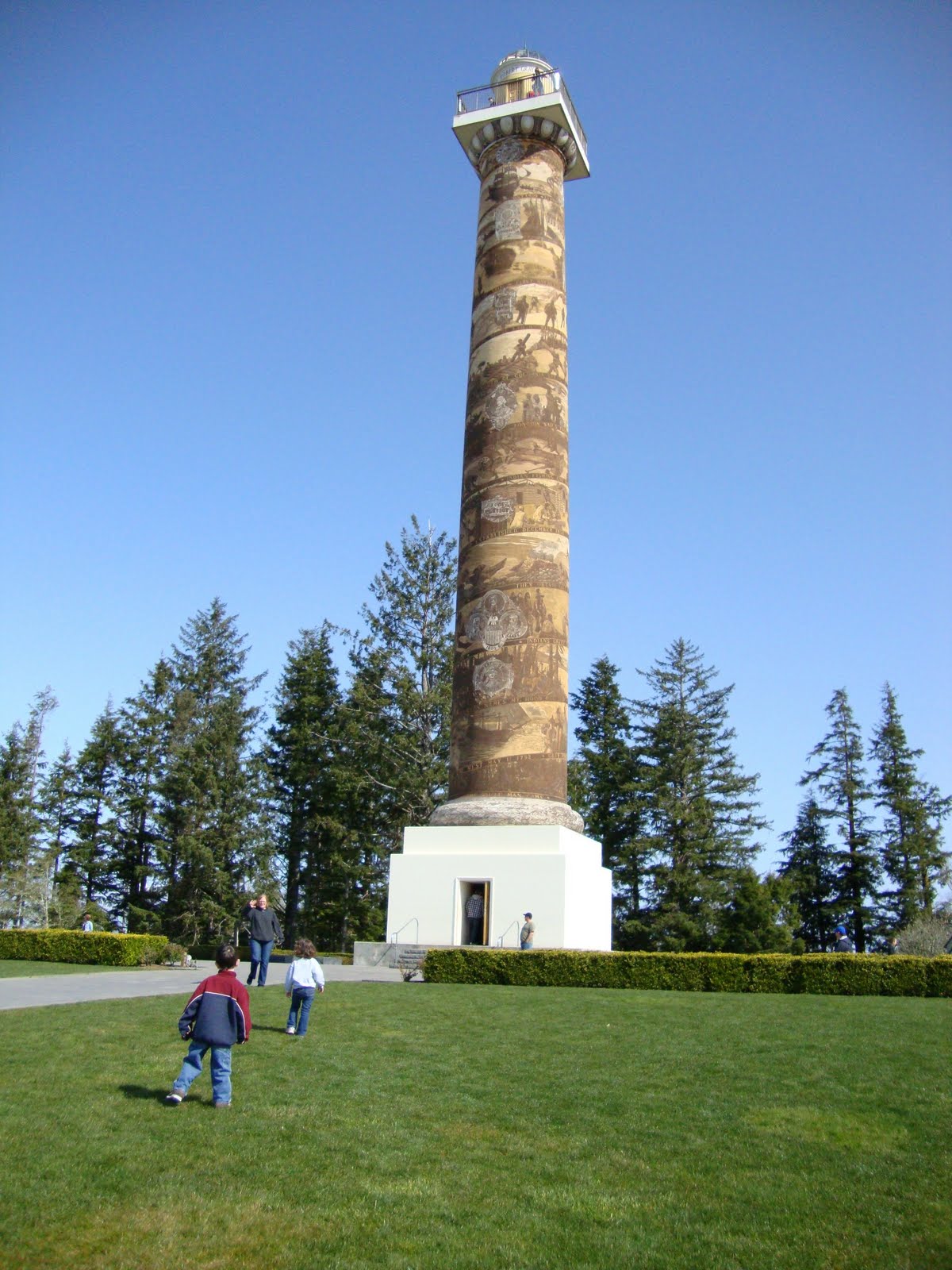 The Astoria Column is a 125