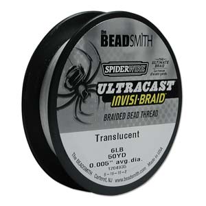 Melissa Ingram Beadwork: The Beadsmith 'Spider Wire' Ultracast Invisi-Braid  - Translucent - A REVIEW