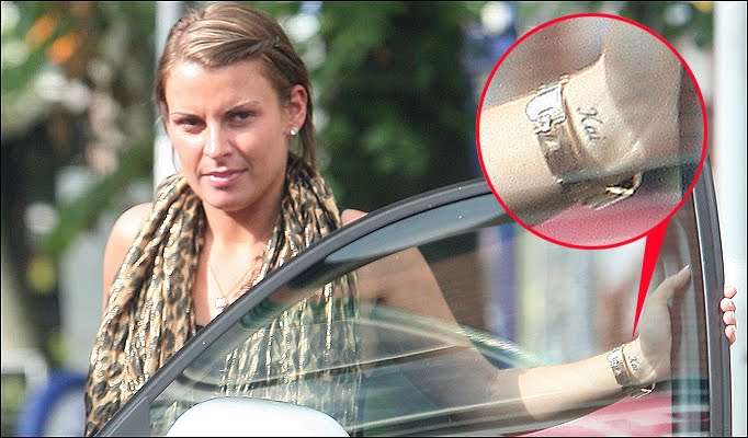 Coleen Rooney has had her son's name tattooed on her wrist
