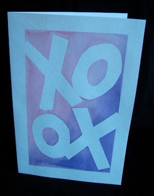 Valentine Card With Negative Space Resist Teachkidsart