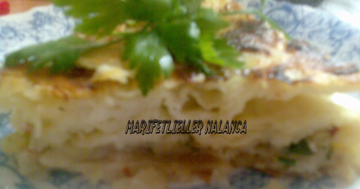 MARİFETLİELLER NALANCA Kabaklı kuru yufka böreği