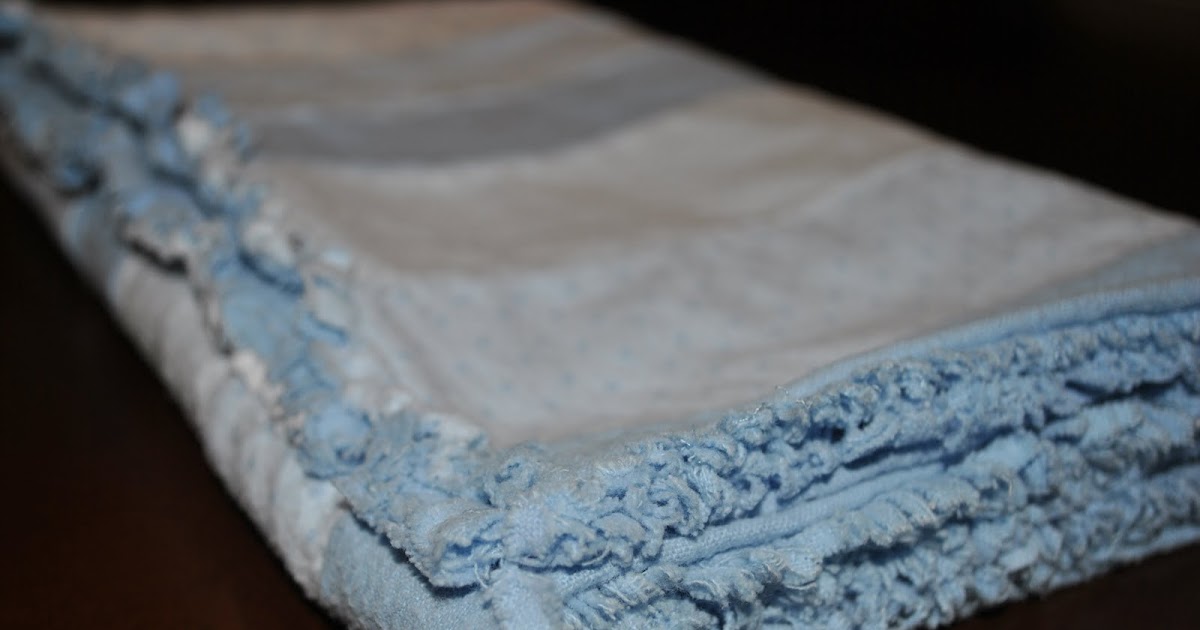 The Stepford Wife Repurposed Receiving Blanket Tutorial Scrappy Style