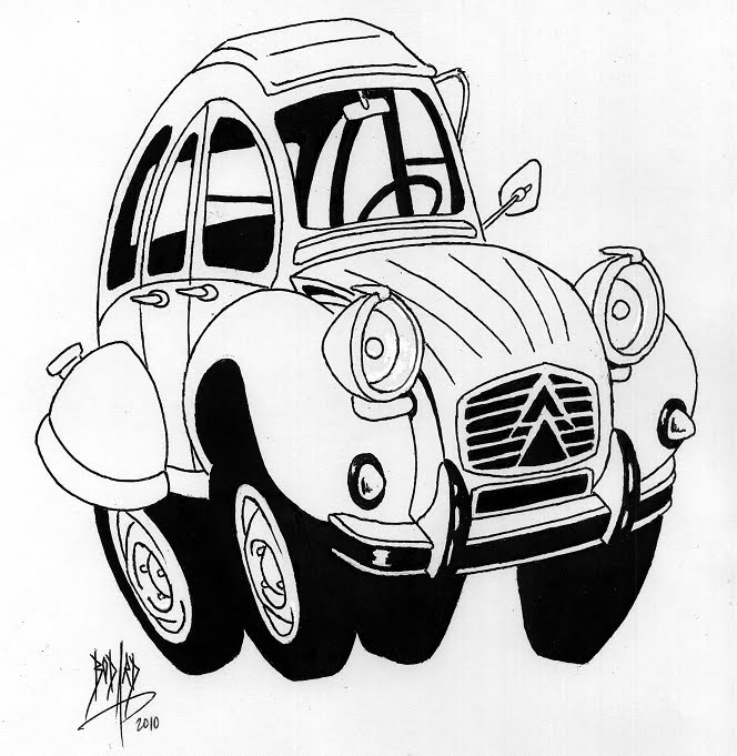 dessin de voiture tuning de bmw m3monstsuper heros - Coloriage De Voiture Tuning