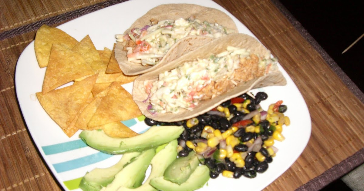 WW Recipe Diva Tequila Lime Fish Tacos...trust me it's good.
