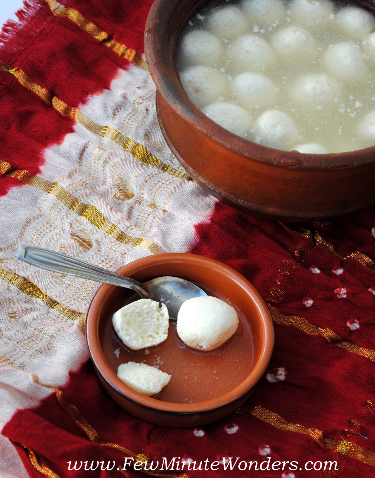 Rasgulla Cheese Balls In Sugar Syrup Few Minute Wonders