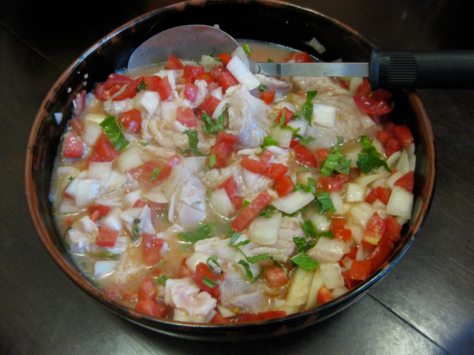 Local Seasoning recipes from theo's kitchen Tuna ceviche