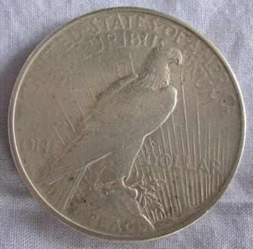 usa peace dollar 1922 eagle