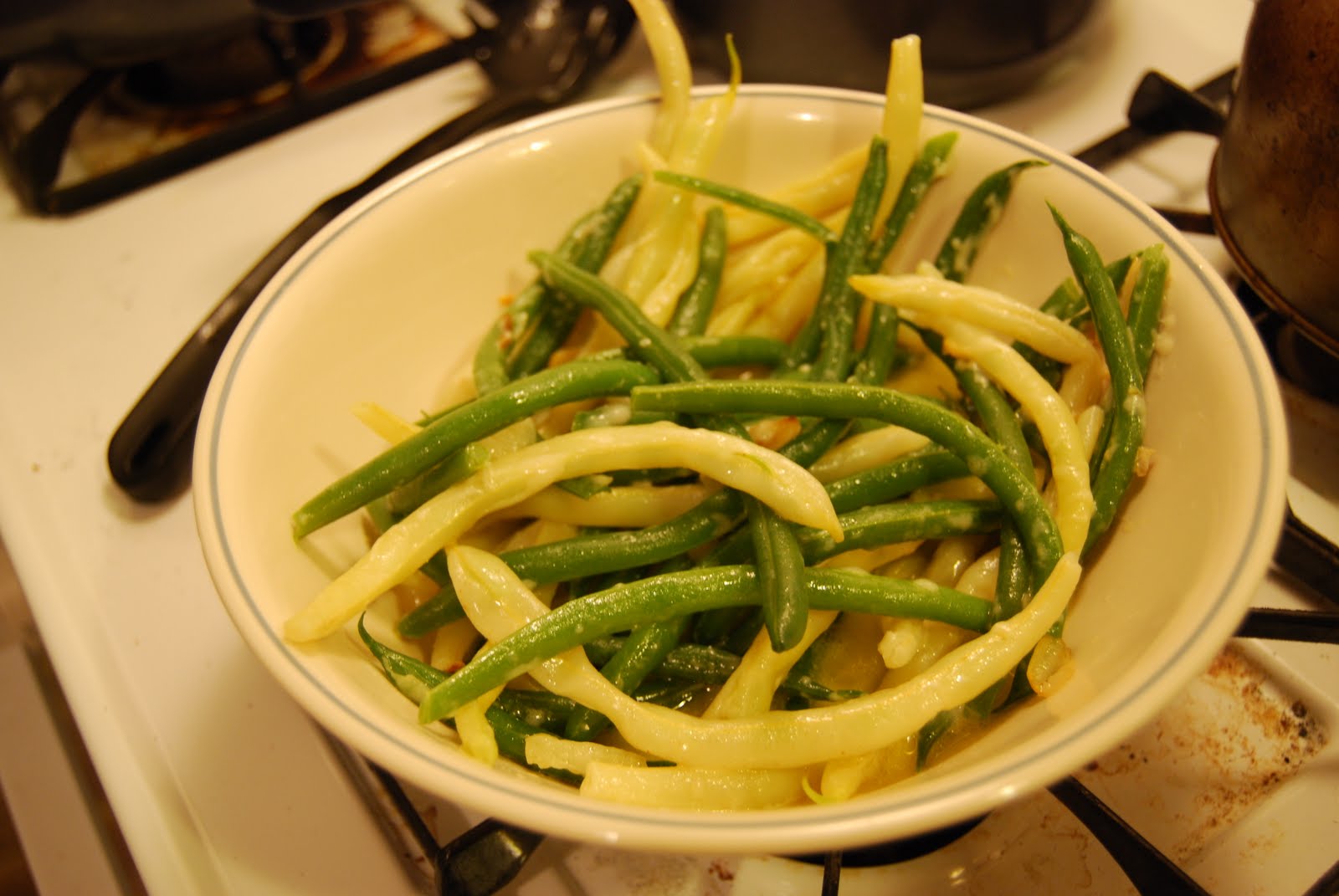 The breadcrumb trail... Jamie Oliver's Best Ever French Beans