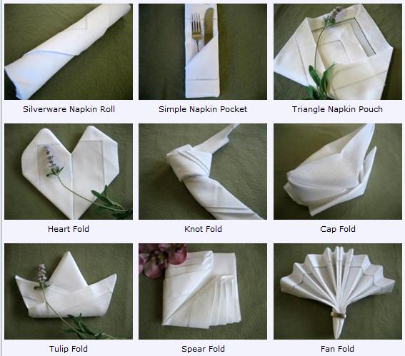 How To Fold Napkins For Wedding How To Fold Napkins For Wedding