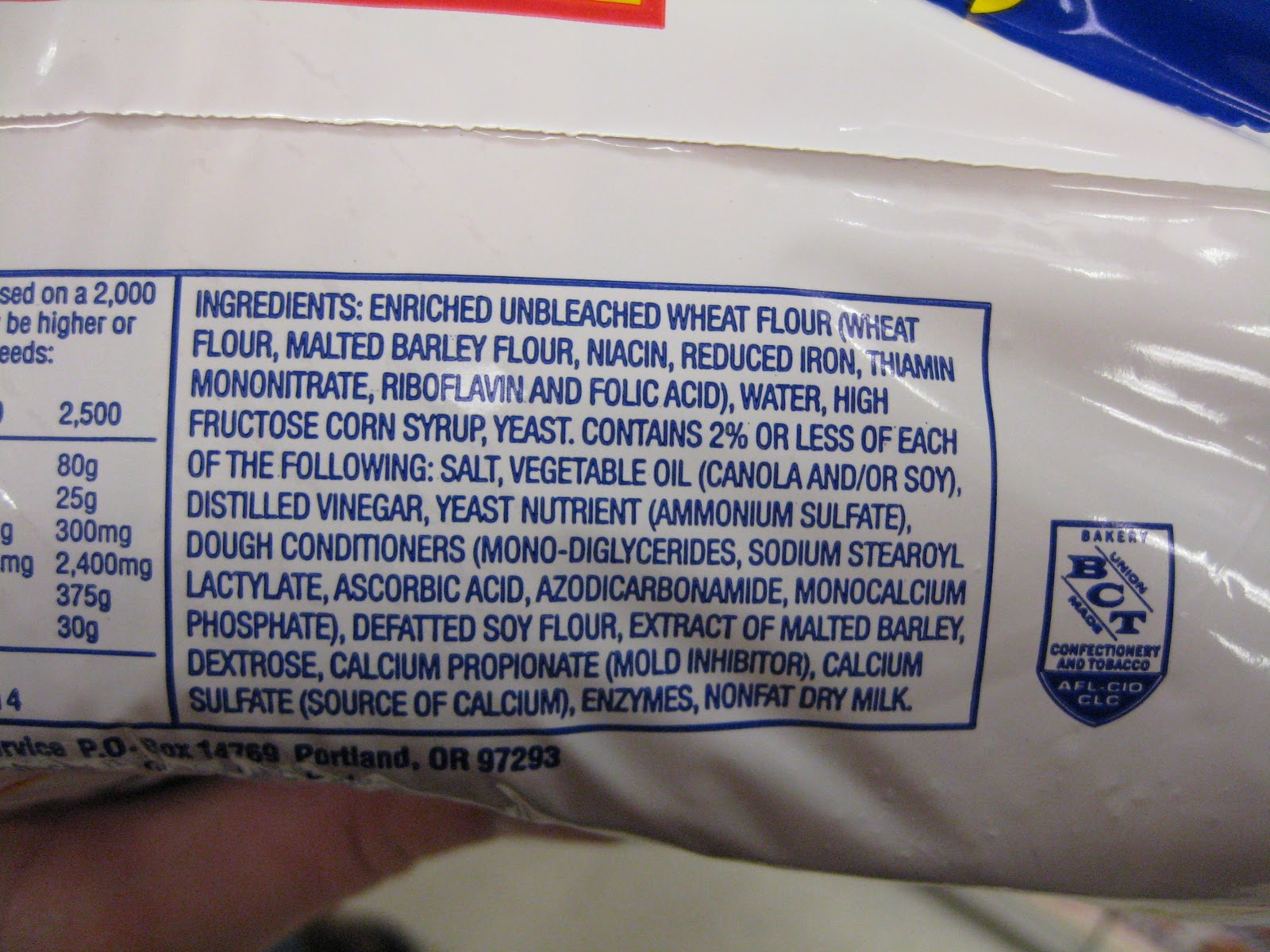 Loaves Abound! What exactly is in your storebought bread?