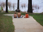 The boys and the lake