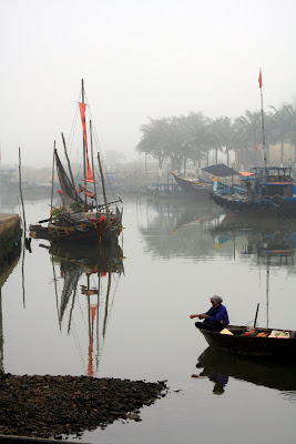 A misty morning in Hoi An, Vietnam