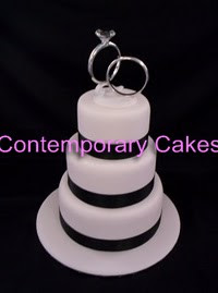 Wiltons Bling rings bridal cake toppers