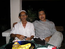 Emha Ainun Nadjib and his friend, the Malaysian writer, Datuk Bahar Zain