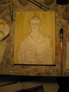 Holy Image: St. Joseph - background