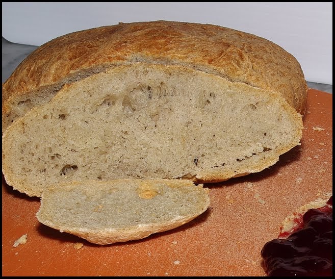 veggie num nums NoKnead Moroccan Anise Barley Flatbread