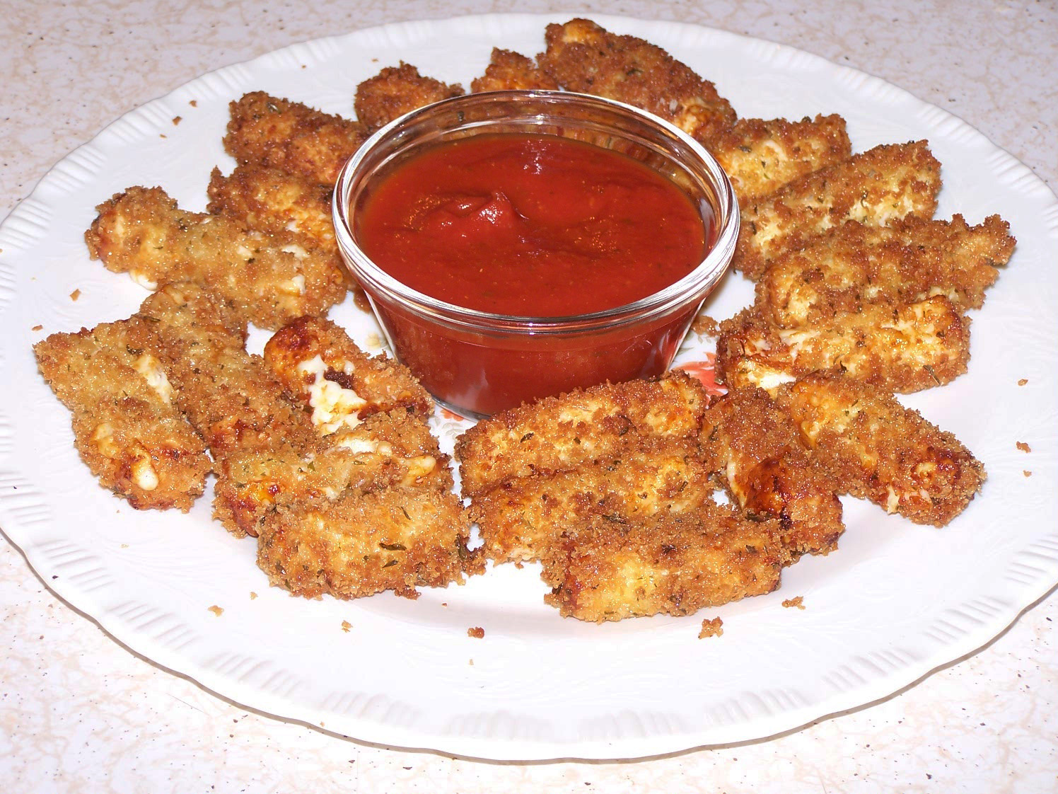 Fried Mozzarella Sticks