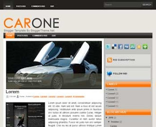 CarOne Blogger Template
