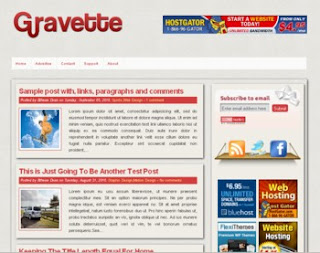 Gravette Blogger Template